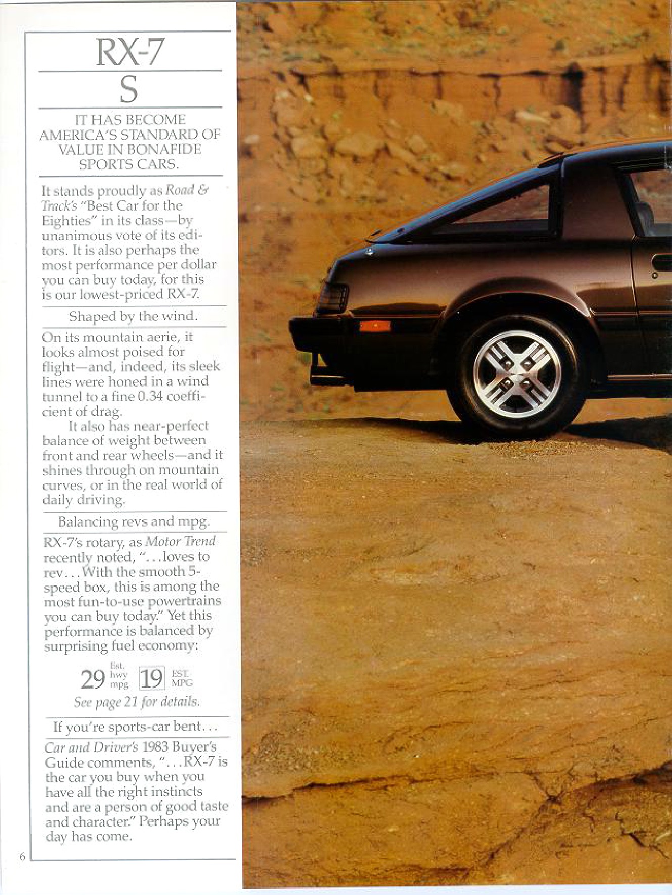 1984 Mazda RX-7 Brochure Page 14
